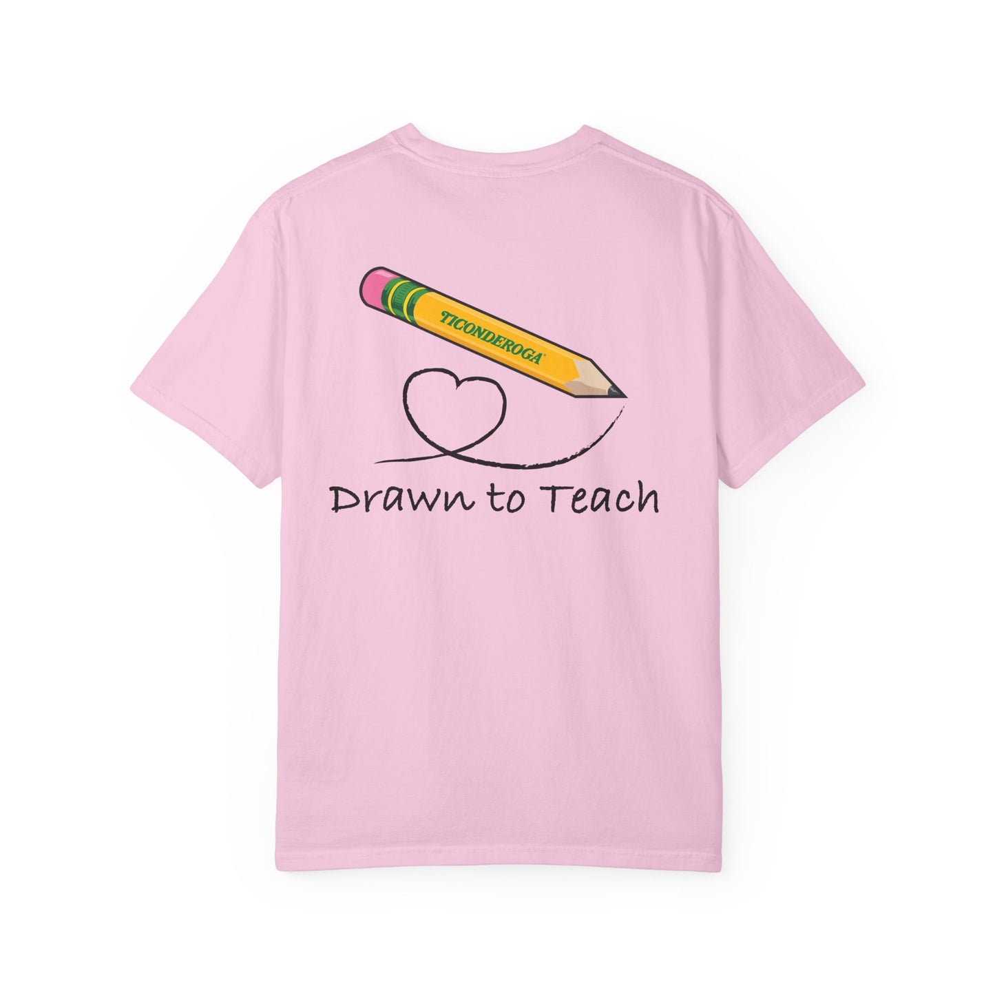 Drawn to Teach Unisex Comfort Colors Garment Dyed T-Shirt