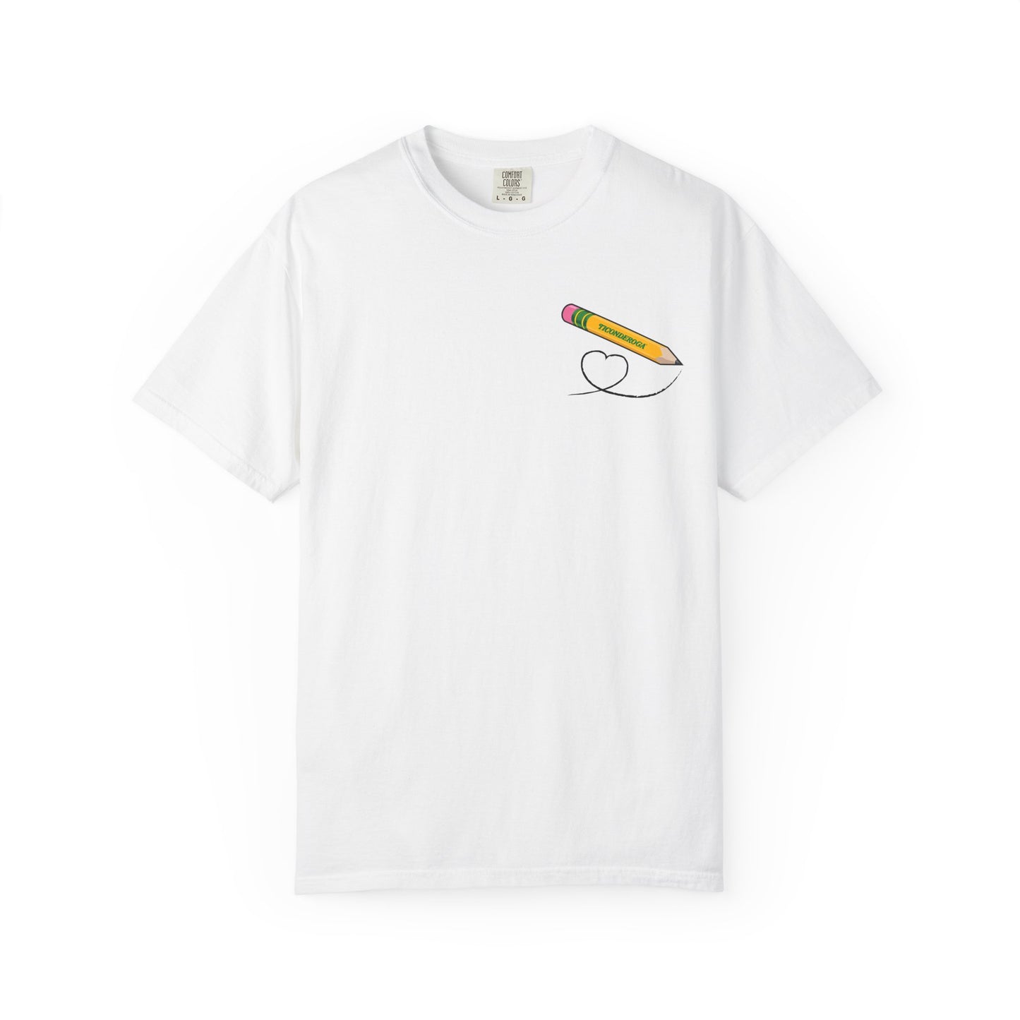 Drawn to Teach Unisex Comfort Colors Garment Dyed T-Shirt