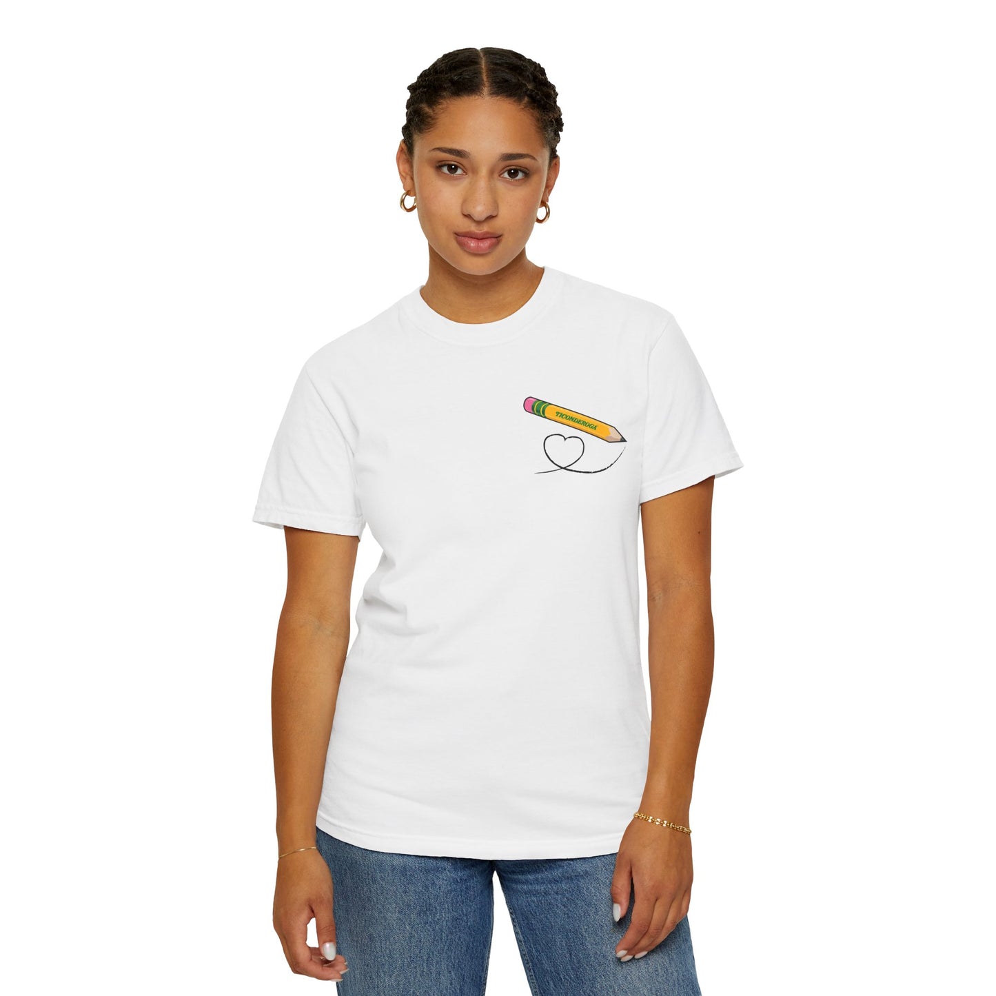 Drawn to Teach Unisex Comfort Colors Garment Dyed T-Shirt