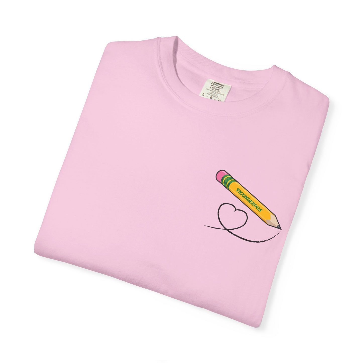 Drawn to Teach Unisex Comfort Colors Garment Dyed T-Shirt