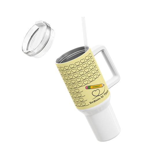 Drawn to Teach – Insulated Travel Mug