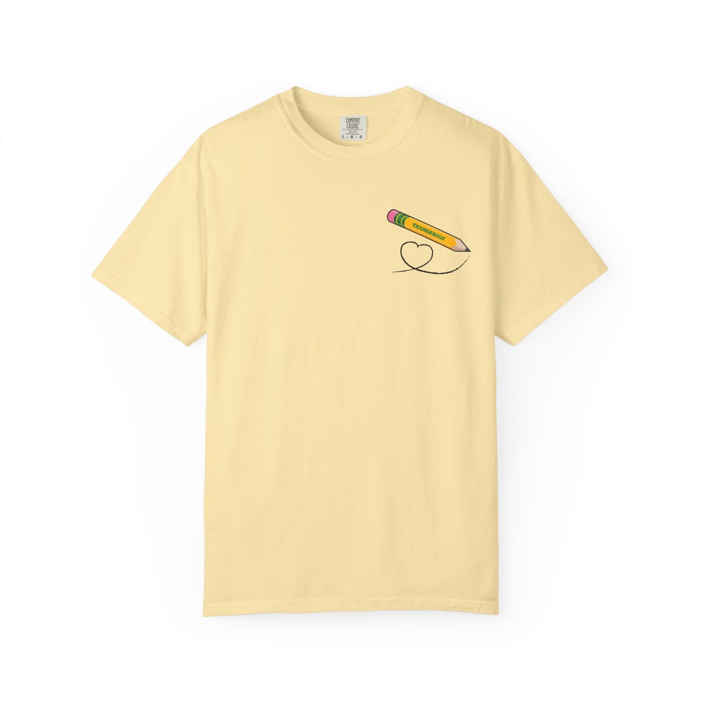 Drawn to Teach Unisex Comfort Colors Garment Dyed T-Shirt
