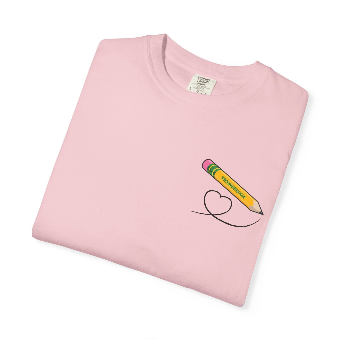 Drawn to Teach Unisex Comfort Colors Garment Dyed T-Shirt