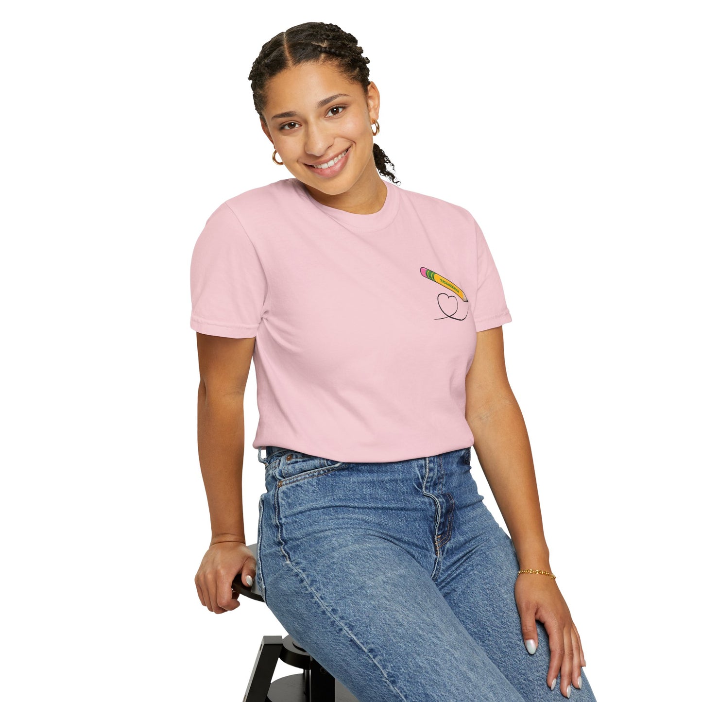 Drawn to Teach Unisex Comfort Colors Garment Dyed T-Shirt