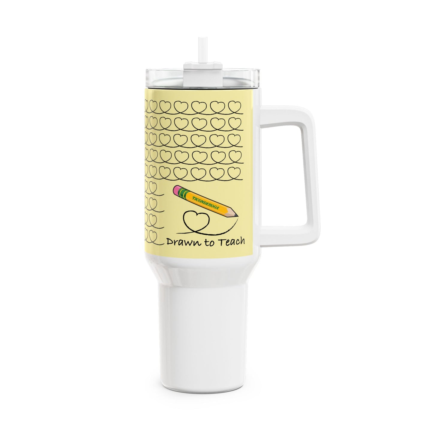 Drawn to Teach – Insulated Travel Mug