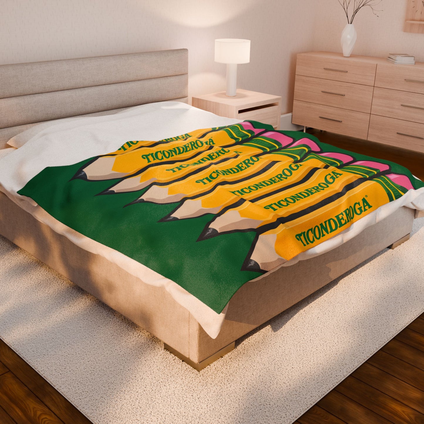 Little Pencil Pack - Velveteen Plush Blanket 2 Sizes