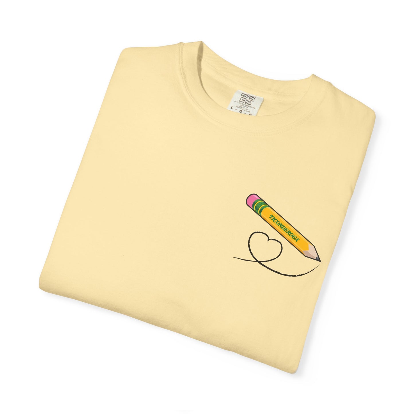 Drawn to Teach Unisex Comfort Colors Garment Dyed T-Shirt