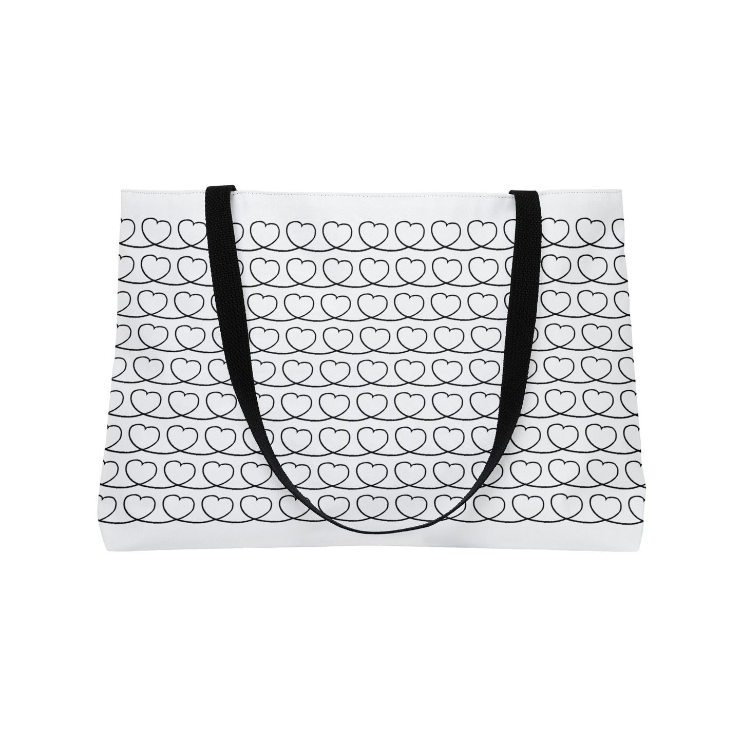 Drawn to Teach Lined Weekender Tote Bag 24" x 13"